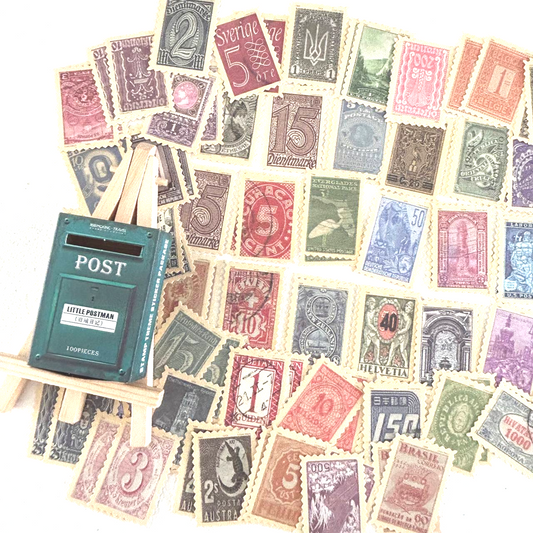 Faux Stamp Stickers (Postage Stamp)