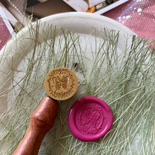 Wax Seal Stamp: Butterfly