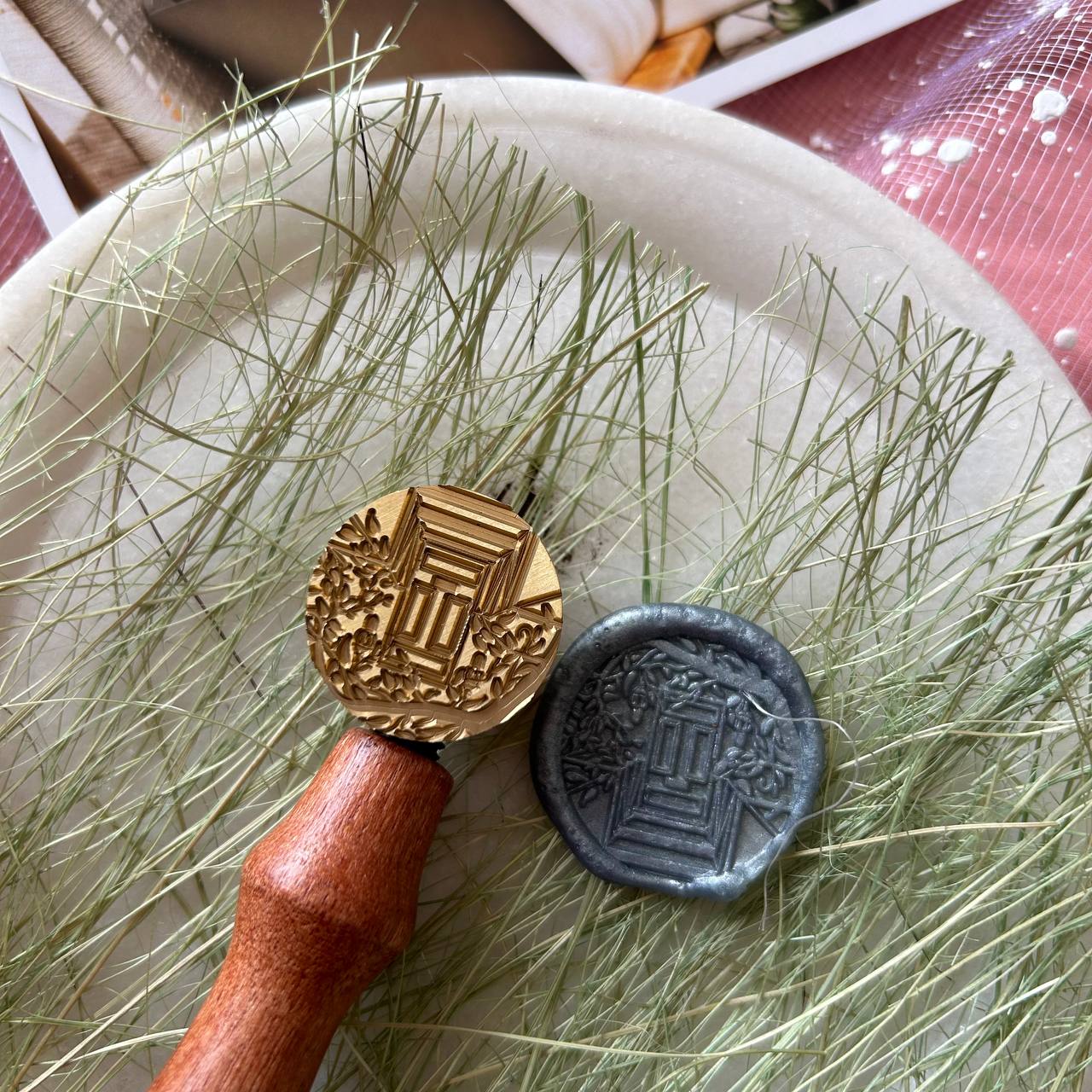 Wax Seal Stamp: Doorway Garden