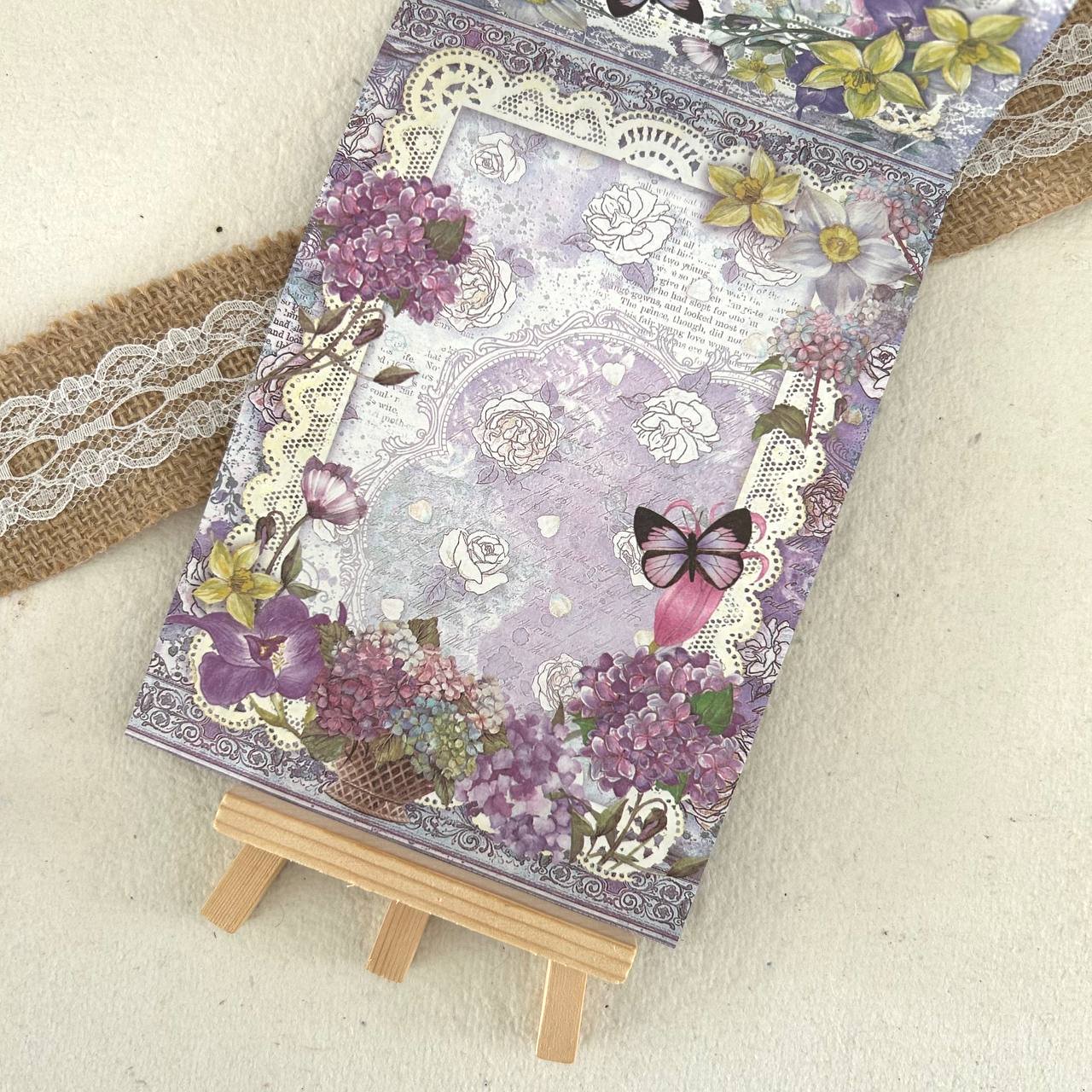 Vintage Paper Pad (Purple)