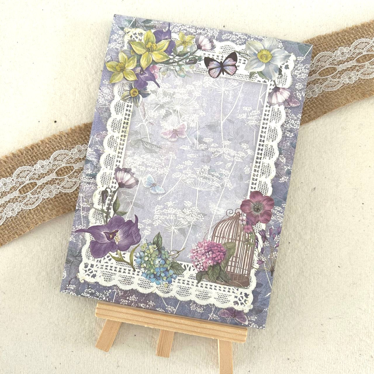 Vintage Paper Pad (Purple)