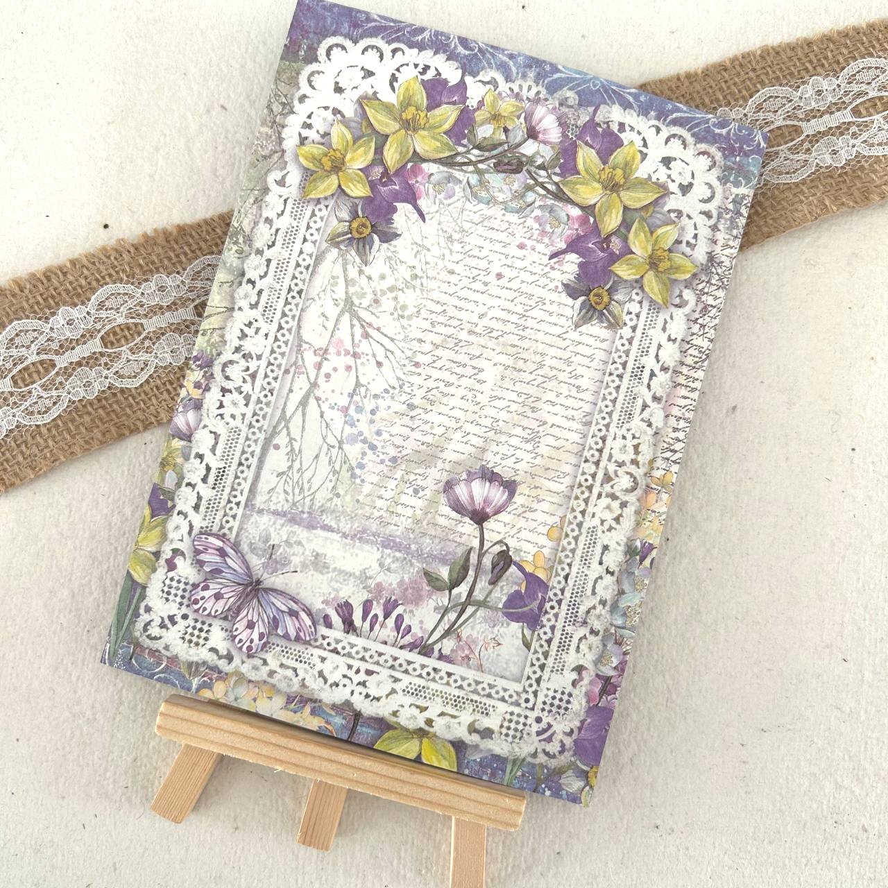 Vintage Paper Pad (Purple)