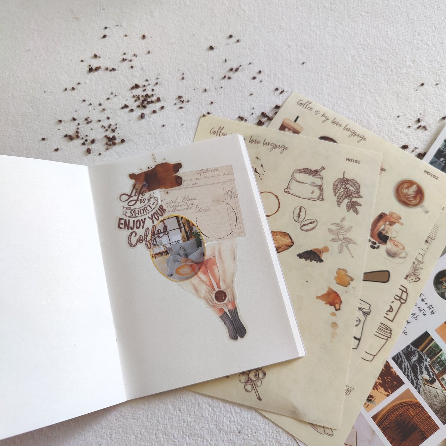 Coffee Theme Journaling Kit